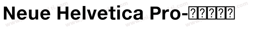 Neue Helvetica Pro字体转换
